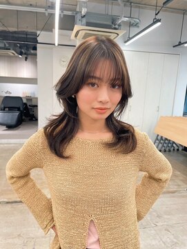 ロウバイレボ 柏(lou by revo) ミディアム/韓国風/レイヤーカット/顔回りカット/柏駅