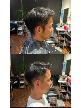 カットクラブロイヤルヴォックス(CUT CLUB ROYALVOX) フェード×王道七三カット