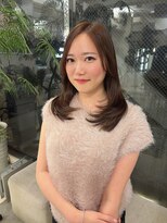 ヘアーアンドメイク ブリリアント(hair&make BRILLIANT)&nbsp;赤み消しベージュ系カラー！フェイスレイヤースタイル♪