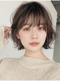 【イエベ春】垢抜けシースルーバング×大人可愛いゆるふわボブ