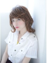 パティオンツー(PATIONN2)&nbsp;春オススメ外ハネふんわり透明感プラチナアッシュミディアム