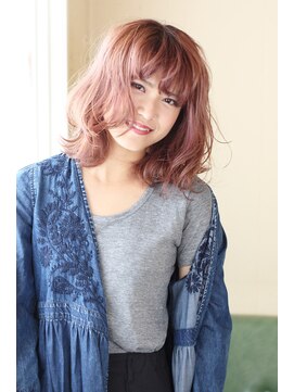 ピース(piece) ベビーピンクラベンダーミディ