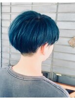 ラジィ(L'Asie)&nbsp;☆コバルトブルー・ツーブロマッシュ☆