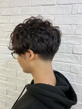 トハコ(&haco) ☆お客様スタイル☆メンズくせ毛風パーマスタイル