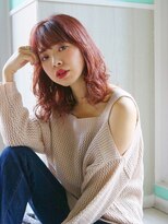 ネオリーブアピ 池袋店(Neolive api)&nbsp;【Neolive api 池袋】チェリーレッド×デジタルパーマ