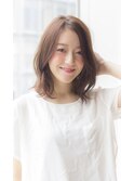 【寺尾拓巳】大人かわいいひし形くびれレイヤーミディアムボブ