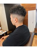【IRIE HAIR赤坂】ハイフェードスタイル×スパイラルパーマ