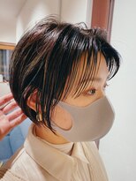 バッタ(Batta)&nbsp;「KENTA」ハイライトブルー×ショートボブ