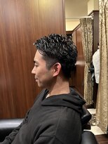 ヒロギンザ 田町店(HIRO GINZA)&nbsp;〈ビジネスマン〉ショートパーマ/三田/田町/床屋/理容室/福田