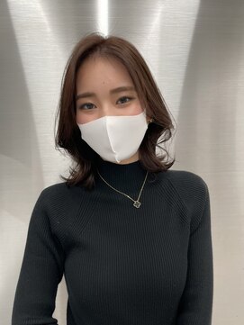 クイーン バイ ノイズ 西院(QUEEN by noism) 大人可愛いミディアムレイヤー レイヤーカット