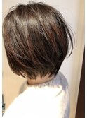 丸みショートボブ