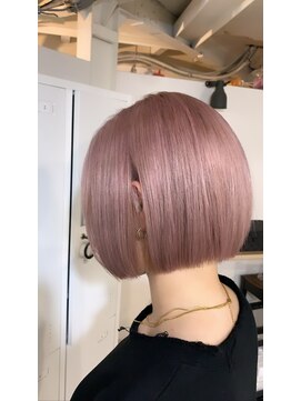 ラフ 難波店(LAFF) #黒髪#ボブルフ#ネビージュ#小顔#ワンレン