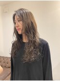 コテ巻き風パーマ