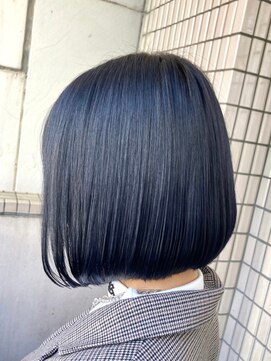 マティーナ ヘアー 池袋(Matina hair) 【ネイビー/ブルーブラック/コンパクトボブ】20代30代40代