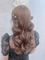 アトリエビューティーアミュ(atelier beauty AmU) 結婚式・お呼ばれ　ねじりツインハーフアップ