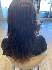 裾カラー×髪質改善ケアトリートメント/パーマ/毛先カラー