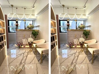 オー(eau)の写真/半個室のセット面・完全個室のセット面をご用意！リラックスできるSalonTimeを―*