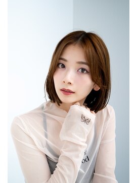 レノラ 本町(LENORA) 20代30代大人かわいいナチュラル暗髪ゆるめパーマヘア