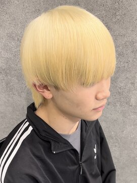 ラピス 福岡天神店(Lapis) ブロンドマッシュ