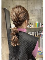 タノ(tano) お洒落ポニーテール