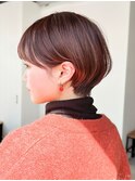 美髪前髪カットくびれヘアショート_F20007