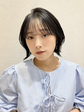 ロンド レグリーズ 立川(Lond leglise) ミニウルフレイヤーカット顔周り前髪韓国ショートボブ/立川