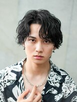 リップス 立川(LIPPS) 【LIPPS立川】ウェーブツイストセンターパート黒髪