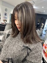 キング 高槻(K!ng)&nbsp;縮毛矯正髪質改善ハイライトレイヤーカット枚方美容室エクステ