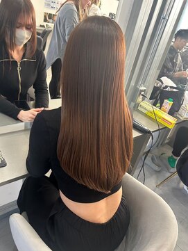 キング 高槻(K!ng) 縮毛矯正髪質改善ハイライトレイヤーカット枚方美容室エクステ