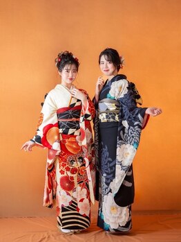 パルム(palme)の写真/【元町中華街徒歩2分】駅近で便利◎着付け・ヘアセット・ヘアメイクは全てお任せ☆