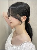 結べるハッシュカット/韓国ヘア/顔周りカット/Zina福岡天神