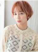 ■ハイトーンカラー/透明感カラー/ブリーチカラー☆小顔ショート