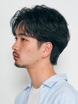フィフス トウキョウ (fifth TOKYO)&nbsp;渋谷フェザーパーマメンズカットオールバックニュアンスパーマ