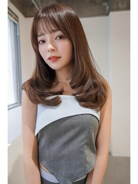 アンジェリカ 立町店(ANGELICA) ANGELICA 大人かわいい レイヤーカット ぱっつん前髪