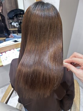 ゼン ネオ(Zen Neo) 【髪質改善】ピンクブラウン/美髪矯正/縮毛矯正/20代/30代/40代