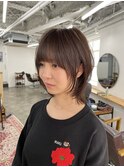 軽やかレイヤーのナチュラルウルフボブ/ウルフカット