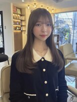 ペレ 原宿(PELE)&nbsp;イメチェン/ピンクベージュ/アンブレラカラー/前髪/原宿