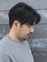 ヒュイル バイ ニアウ(Hwyl by Niau) メンズマッシュセンターパートスパイラルパーマニュアンスパーマ