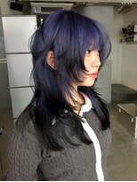 イル 天神大名店(ill)&nbsp;【ill】purple end color × hash cut