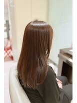 ヘア&エステ ヒロイン 西武池袋店 アディクシーカラーのスモーキートパーズ×グレーパール