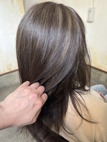 コル フォー ヘアー(cor for hair) シークレットハイライトで白髪ぼかし