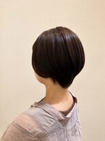 ウミト(Umito)&nbsp;ナチュラルブラウン×丸みショートボブ