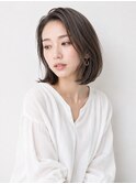 大人女子の洗練ナチュラルボブ