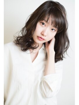グランシュ 青葉台店(GranCieux) 大人かわいい無造作ウェーブセミディ【QUATRO】