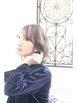 ヘアストーリー リズム(hair story r ism) 春先どりのボブ・ウルフ♪30代40代50代