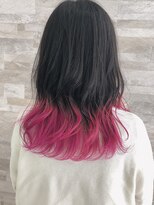 ラグシーセカンド(RAGCIE 2nd)&nbsp;【Rio】裾カラー×チェリーピンク