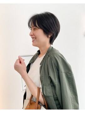 ラルジュ(large) 【large】マッシュショート/ブルーグレージュ　by鈴木