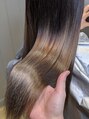 アグ ヘアー ロイ 寝屋川店(Agu hair roy) 「髪質改善カラー鏡面仕上げ」髪質改善成分を含んだ栄養剤注入