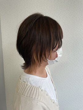 グリー ヘアープロデュース(Gree hair produce) 【Gree小川真由美】マッシュウルフ*イヤリングカラー*