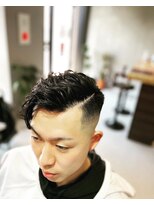 ニーキュウヨン バーバーズストア(294 BARBER's Store) スキンフェード×スパイラルパーマ